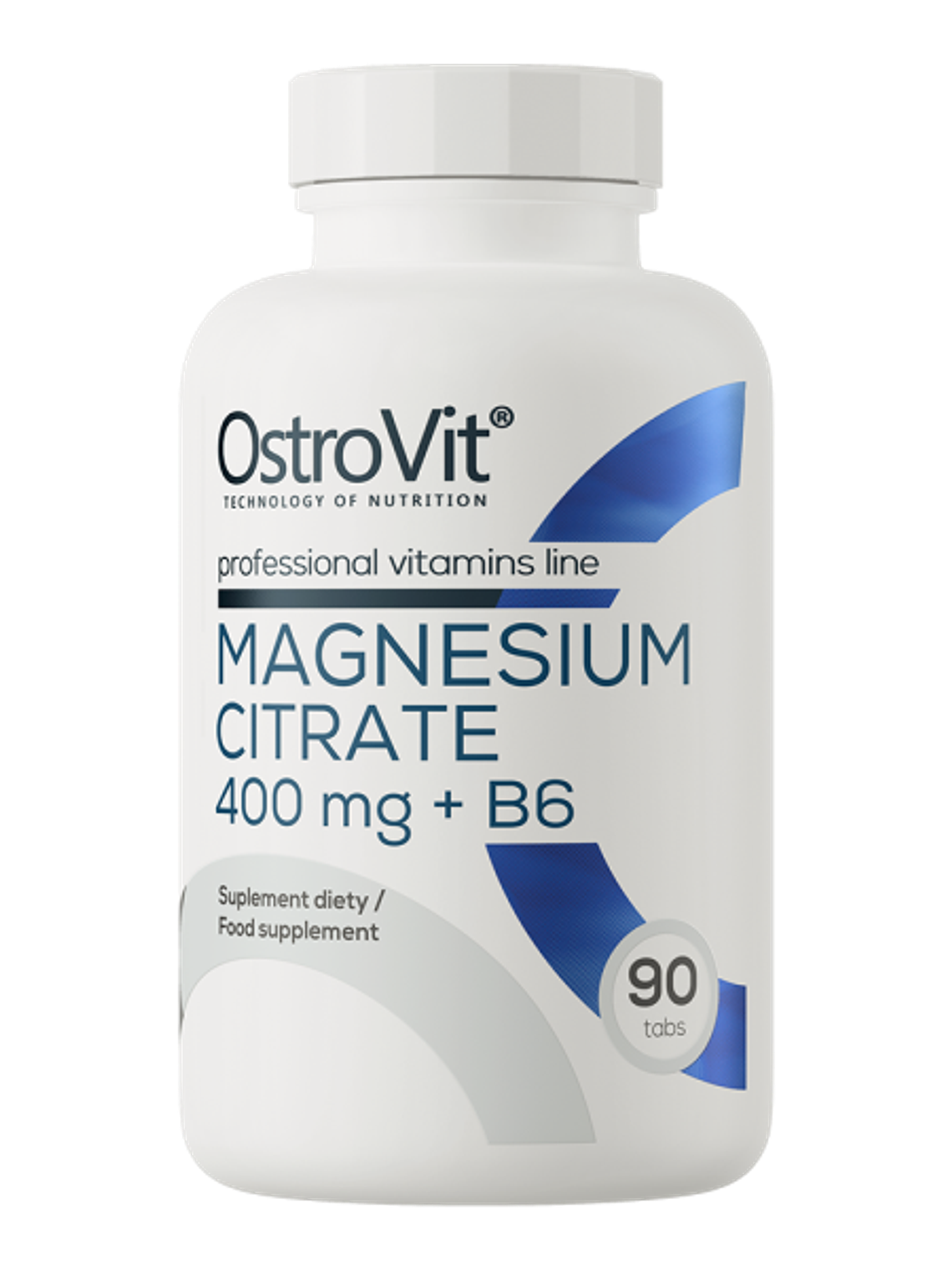 MAGNESIUM Citrate 400 mg + B6 - 90 tabs / 30 servicios 1