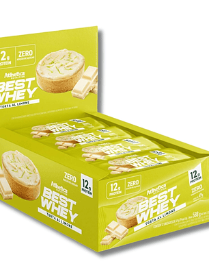 BEST WHEY ZERO 12 grs Protein Bar - 12 unidades / 49 grs, torta al limone