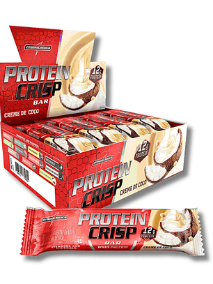 CRISP BAR 12 grs Protein - 12 unidades / 45 grs, creme de coco