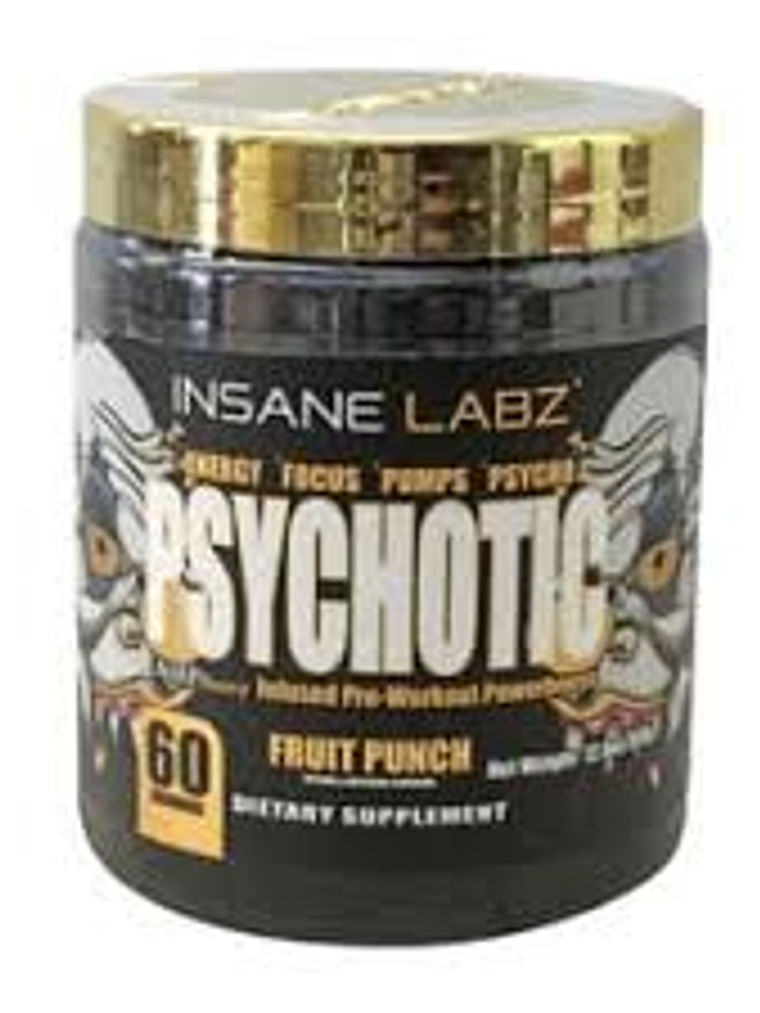 Psychotic TEST Infused Pre-Workout USA - 276 grs / 30 servicios, watermelon 1