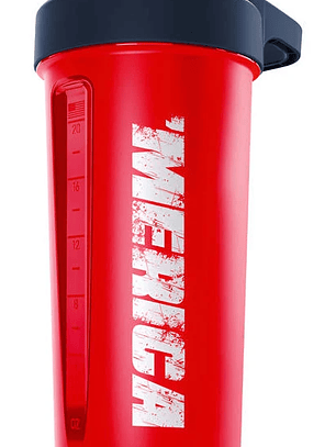 Shaker DRAGON PHARMA AMERICA c/rejilla mezcladora - CIERRE FÁCIL Red - 700 ml (Made in USA)