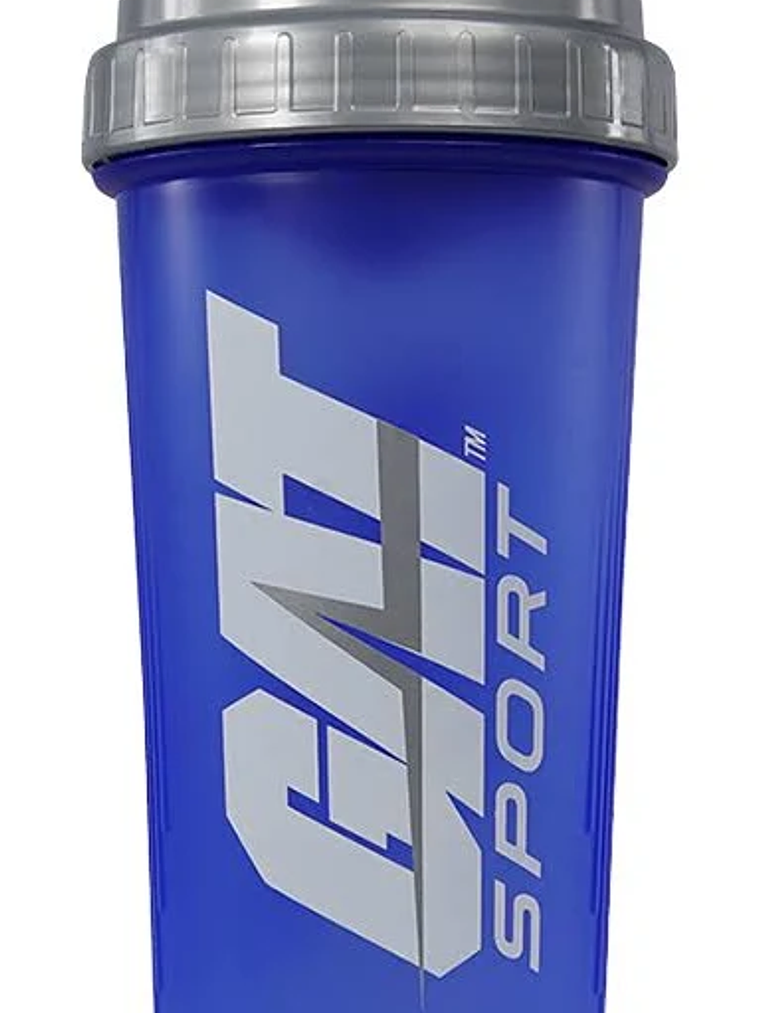 Shaker GAT SPORT c/rejilla mezcladora - CIERRE FÁCIL White - 700 ml (Made in USA) 1
