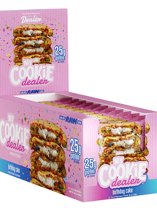 MY COOKIE Dealer 15 grs Protein COOKIE - 12 unidades / 63 grs, birthday cake