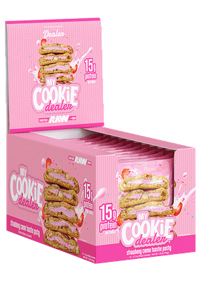 MY COOKIE Dealer 15 grs Protein COOKIE - 12 unidades / 63 grs, strawberry toaster pastry