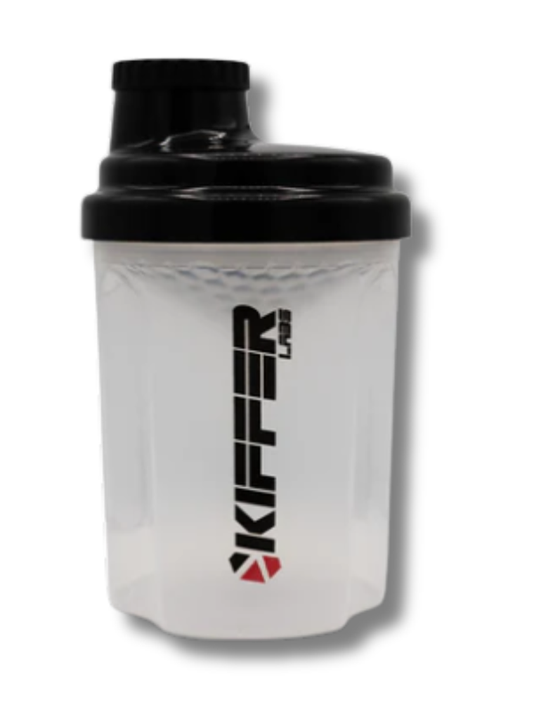 Shaker KIFFER c/rejilla mezcladora Transparente - TAPA ROSCA - 300 ml 1