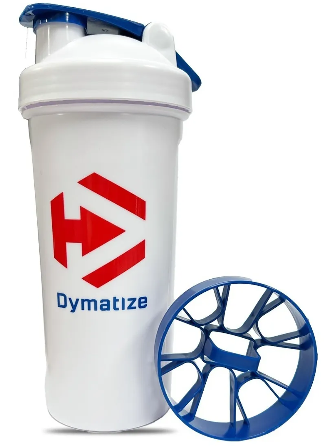 Shaker DYMATIZE c/rejilla mezcladora White - 700 ml 1