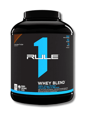RULE 1 Whey BLEND - 5.02 lbs / 65 servicios, chocolate fudge