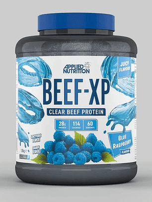 BEEF-XP Clear Protein ISOLATE - 1.8 kgs / 60 servicios, blue raspberry (TEXTURA DE JUGO)