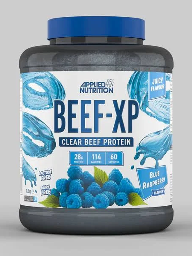 BEEF-XP Clear Protein ISOLATE - 1.8 kgs / 60 servicios, blue raspberry (TEXTURA DE JUGO) 1