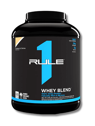 RULE 1 Whey BLEND - 4.95 lbs / 66 servicios, cookies & créme