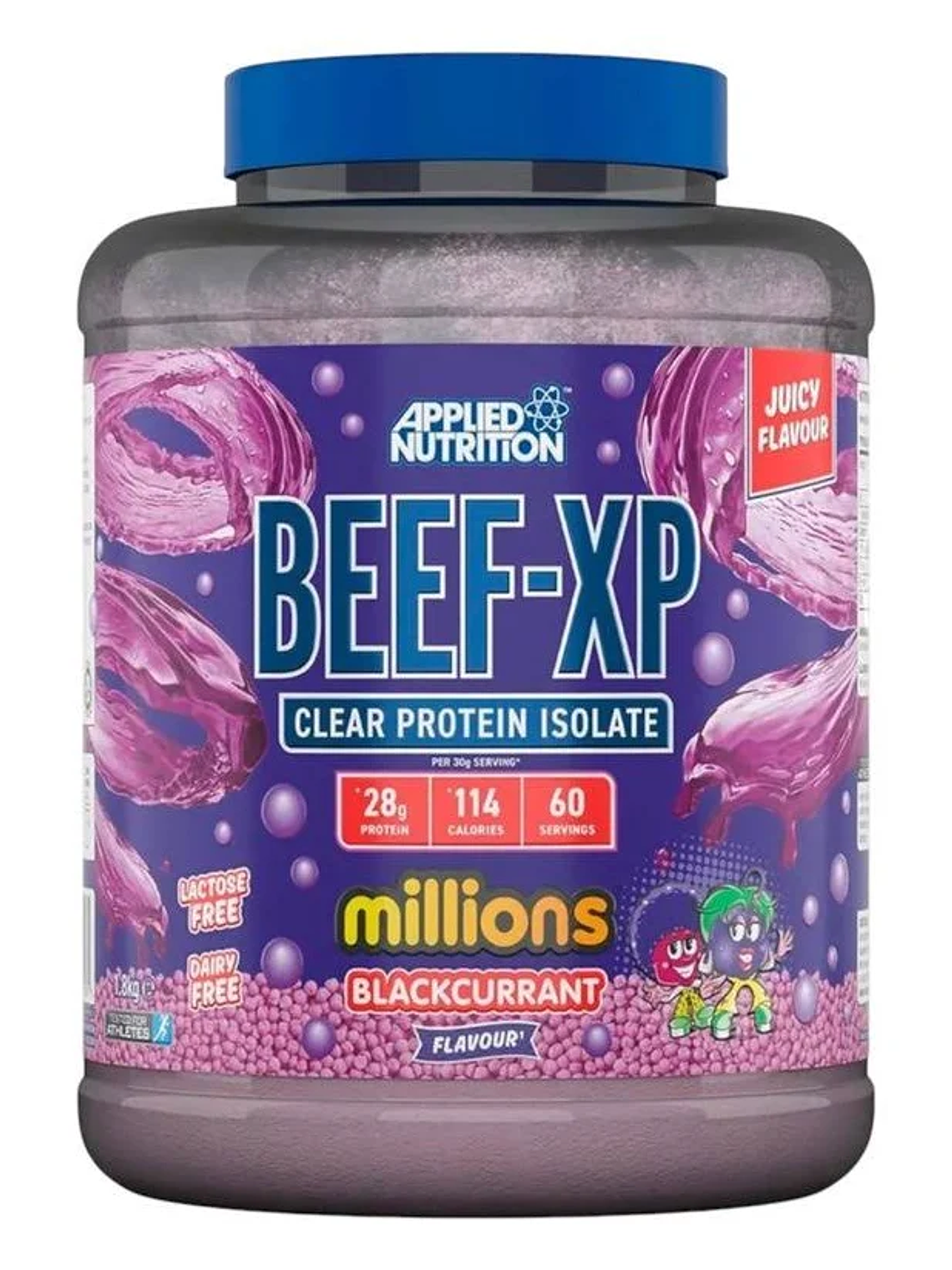 BEEF-XP Clear Protein ISOLATE - 1.8 kgs / 60 servicios, millions blackcurrant (TEXTURA DE JUGO) 1