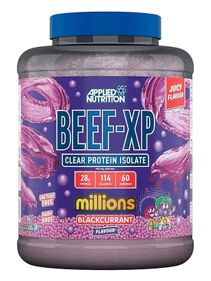 BEEF-XP Clear Protein ISOLATE - 1.8 kgs / 60 servicios, millions blackcurrant (TEXTURA DE JUGO)
