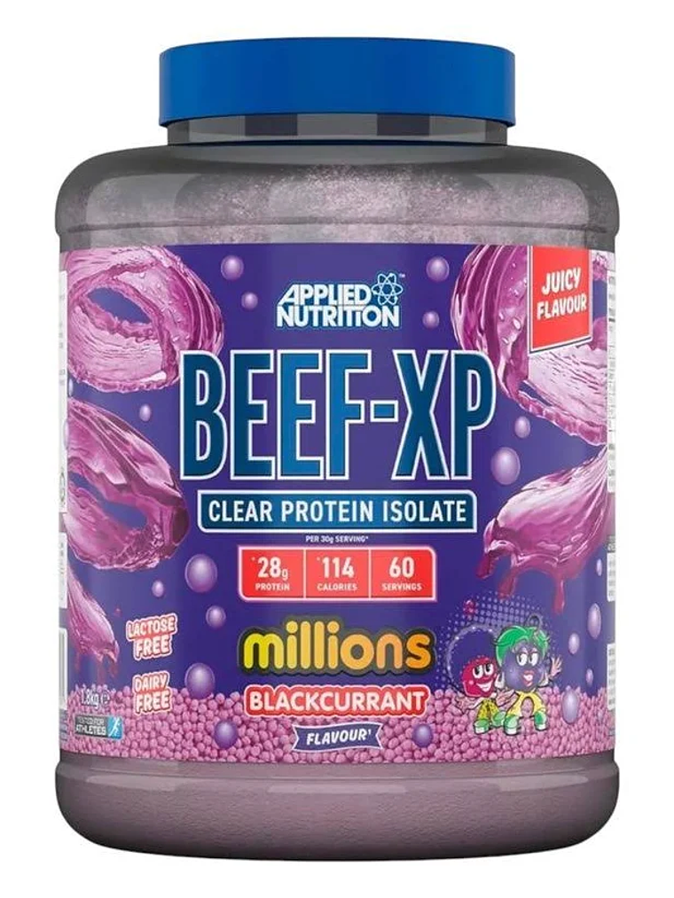 BEEF-XP Clear Protein ISOLATE - 1.8 kgs / 60 servicios, millions blackcurrant (TEXTURA DE JUGO) 1