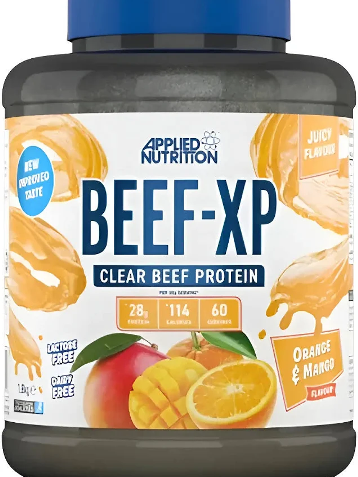 BEEF-XP Clear Protein ISOLATE - 1.8 kgs / 60 servicios, orange & mango (TEXTURA DE JUGO) 1