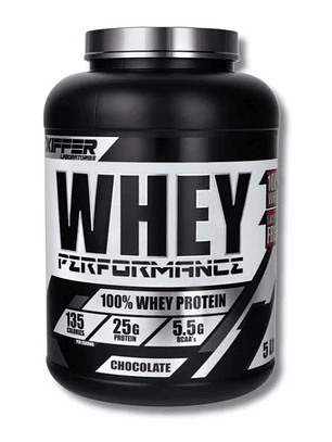 Whey PERFORMANCE 100% Whey Protein - 5 lbs / 67 servicios, chocolate