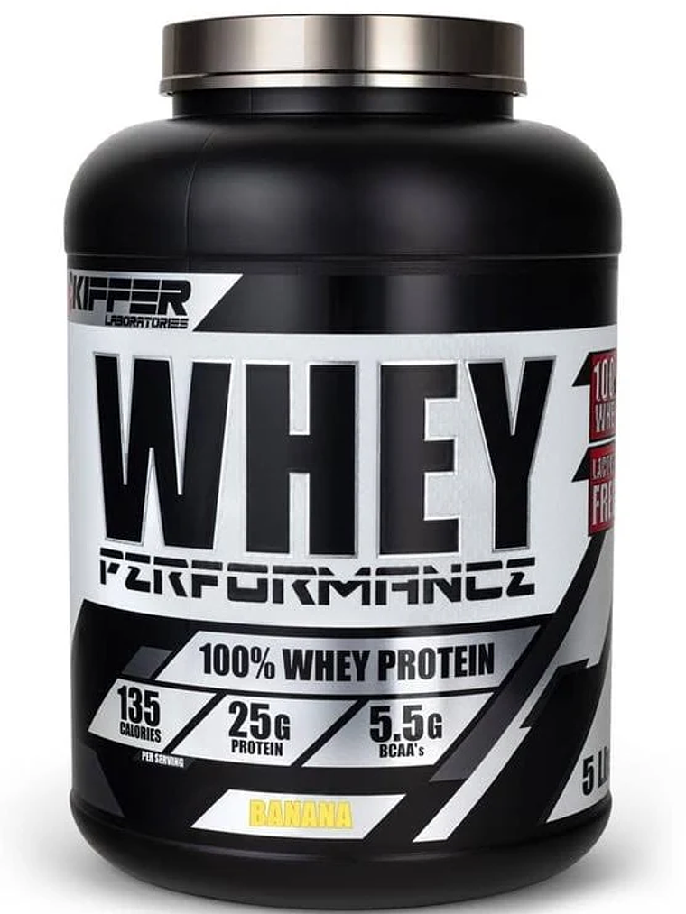 Whey PERFORMANCE 100% Whey Protein - 5 lbs / 67 servicios, banana 1
