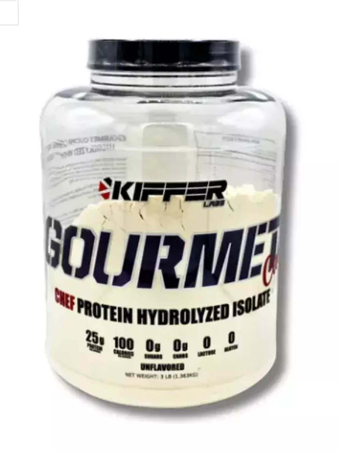 GOURMET CHEF Cusina Protein Hydrolyzed Isolate - 3 lbs / 45 servicios, unflavored (PARA COCINAR)  1