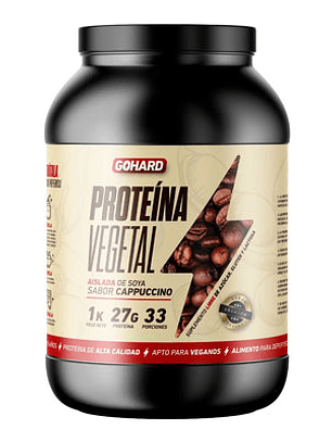 Proteína VEGETAL - 1 kg / 33 servicios, cappuccino