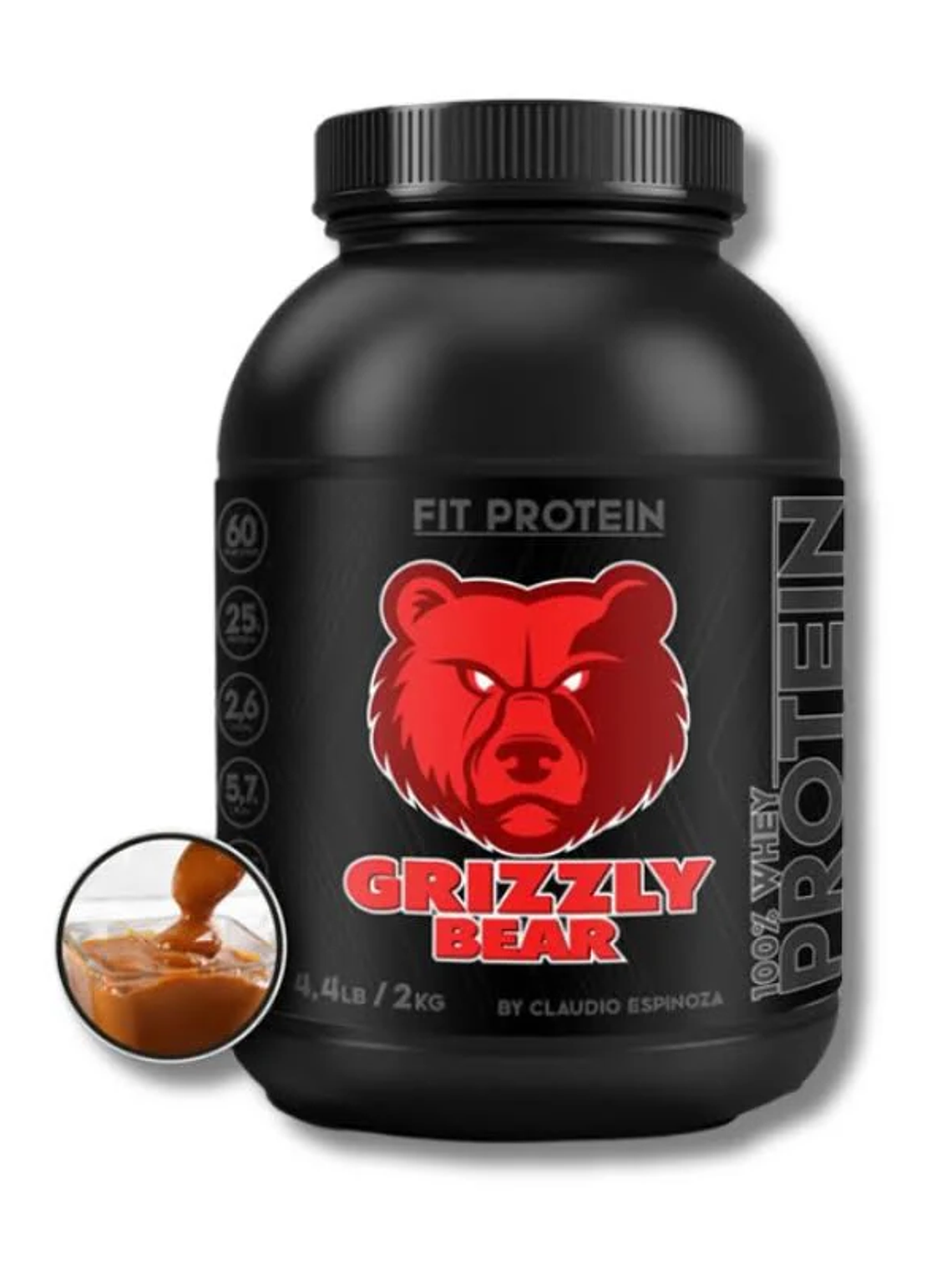 FIT PROTEIN 100% Whey - 4.4 lbs / 60 servicios, dulce de leche 1