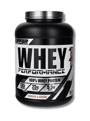 Whey PERFORMANCE 100% Whey Protein - 5 lbs / 67 servicios, cookies & cream