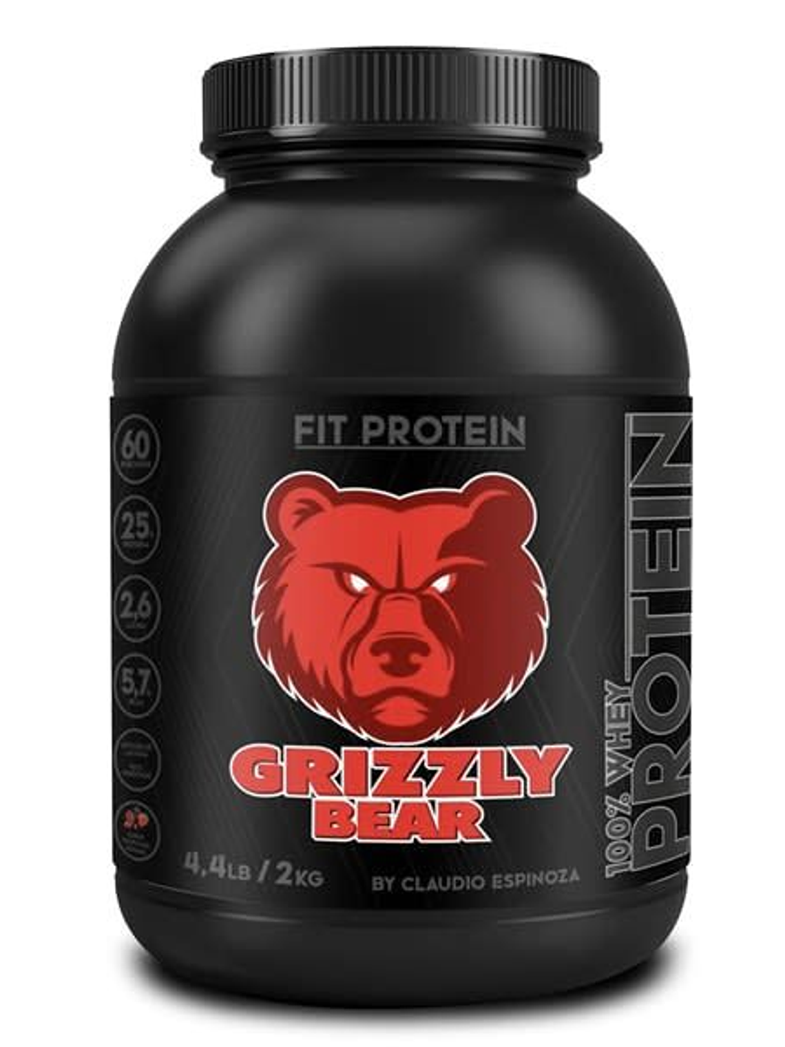 FIT PROTEIN 100% Whey - 4.4 lbs / 60 servicios, mantequilla de maní 1