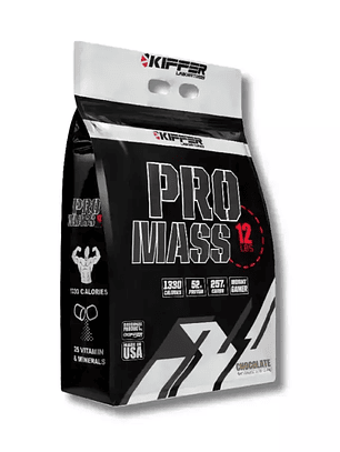 PRO MASS - 12 lbs / 16 servicios, chocolate