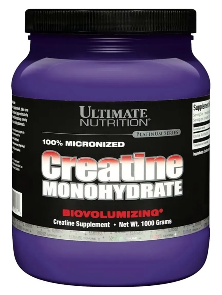 Creatina MONOHYDRATE Biovolumizing - 1000 grs / 200 servicios, unflavored 1