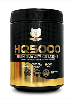 Creatina HQ5000 High Quality - 300 grs / 60 servicios, unflavored