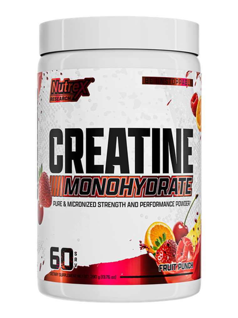 CREATINA Monohydrate - 390 grs / 60 servicios, fruit punch 1