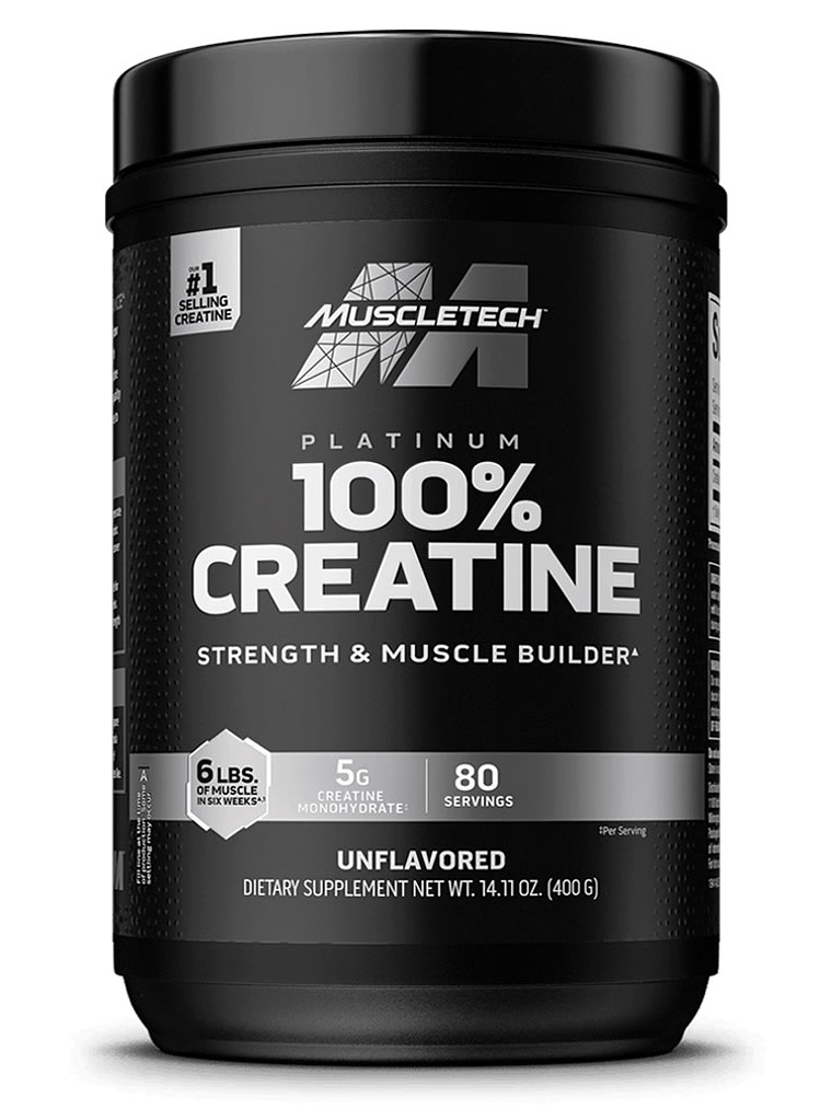100% Creatina PLATINUM Monohydrate - 400 grs / 80 servicios, unflavored 1