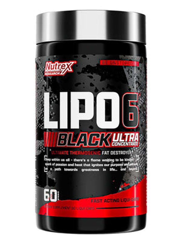 Lipo 6 BLACK UC USA - 60 caps / 60 servicios 1