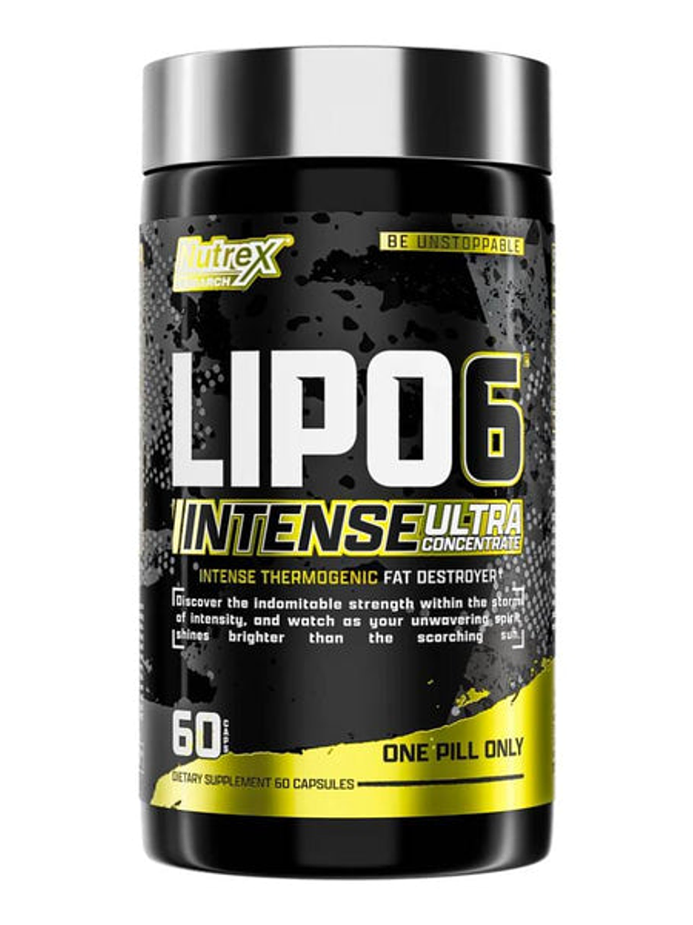 Lipo 6 INTENSE UC - 60 caps / 60 servicios 1