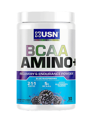 BCAA + AMINO Recovery & Endurance Powder - 273 grs / 30 servicios, blue raspberry