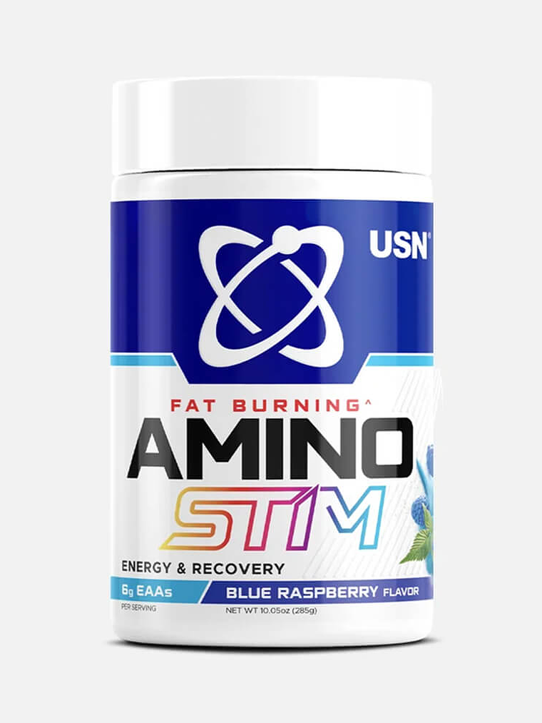 AMINO STIM Energy & Recovery - 285 grs / 30 servicios, blue raspberry 1