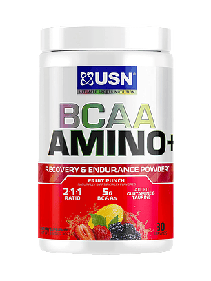 BCAA + AMINO Recovery & Endurance Powder - 273 grs / 30 servicios, fruit punch