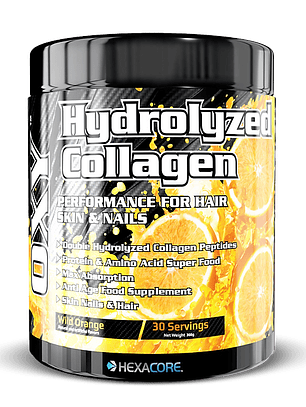 OXY Hydrolyzed Collagen - 366 grs / 30 servicios, wild orange