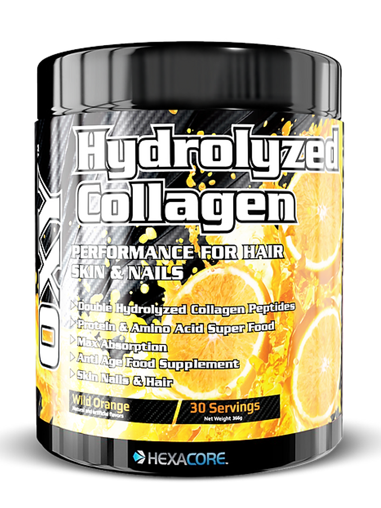 OXY Hydrolyzed Collagen - 366 grs / 30 servicios, wild orange 1