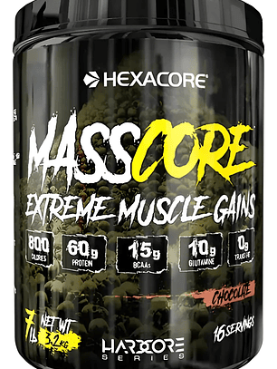 MassCore EXTREME Muscle Gains - 7 lbs / 16 servicios, chocolate