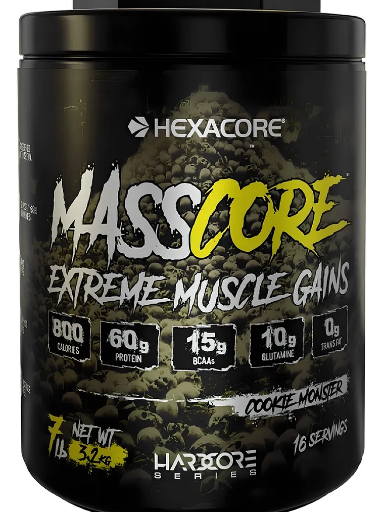 MassCore EXTREME Muscle Gains - 7 lbs / 16 servicios, cookie monster 1