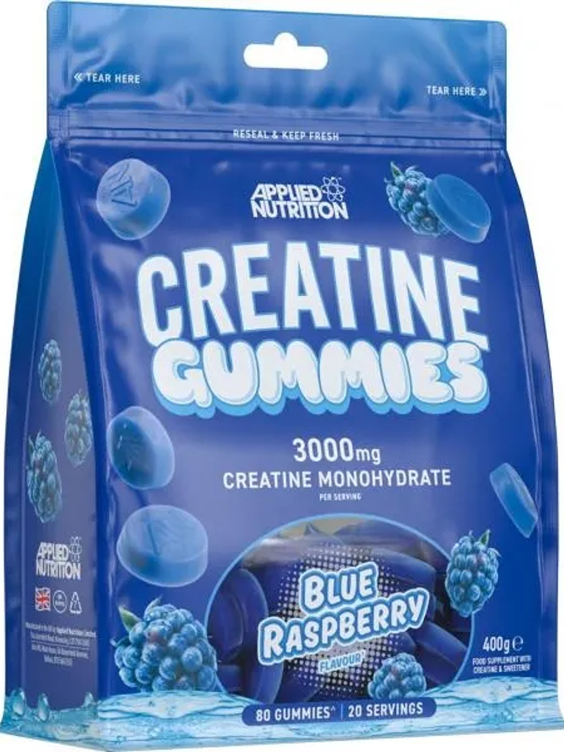 Gomitas De Creatina Blue Raspberry Applied Nutrition 1