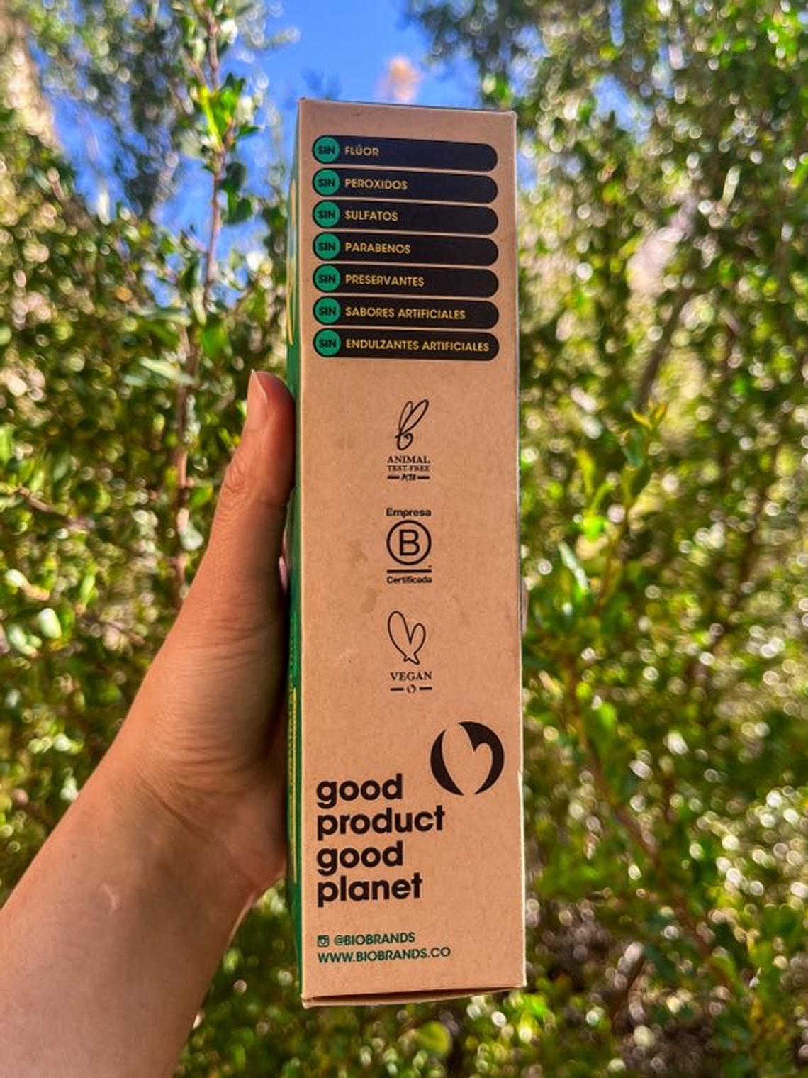 Pasta de dientes vegana y sin flúor Biobrands 2