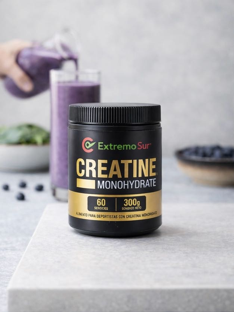 Creatina monohidratada 300g (Para 60 días) 3