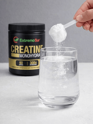 Creatina monohidratada 300g (Para 60 días)