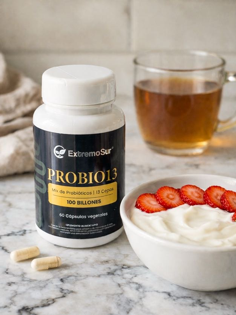 Probióticos veganos 100 billones 13 cepas. 60 cápsulas vegetales (para 30 días) 1