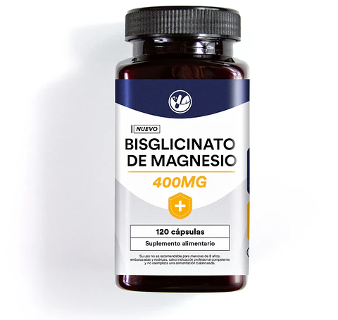 Bisglicinato de magnesio 120 cápsulas