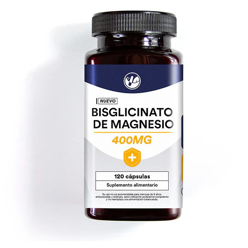Bisglicinato de magnesio 120 cápsulas