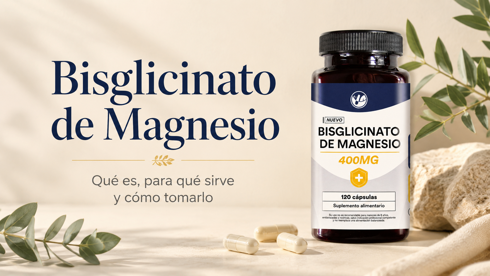 Bisglicinato de magnesio: qué es, para qué sirve y cómo tomarlo
