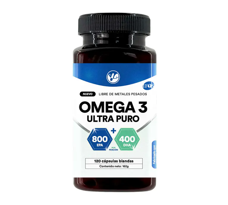 Omega 3 Ultra Puro 120 cápsulas blandas IFOS