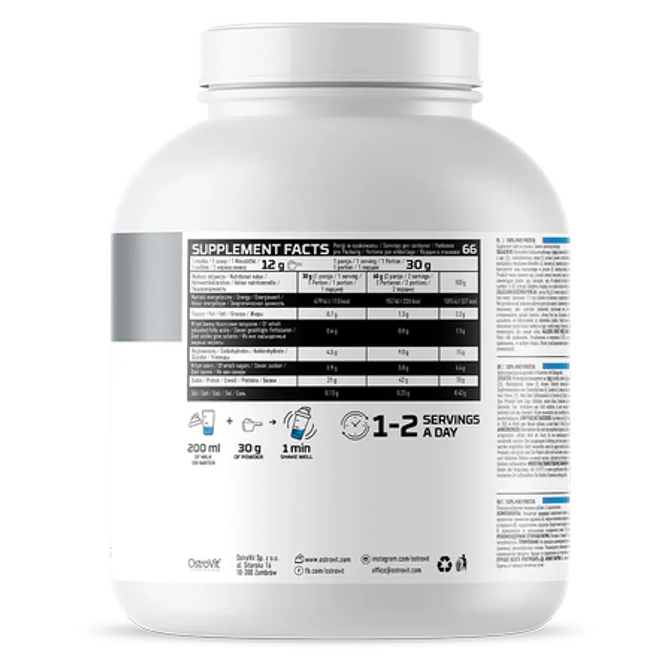 Ostrovit Proteina 100% Whey 2000 G Peanut Butter 2