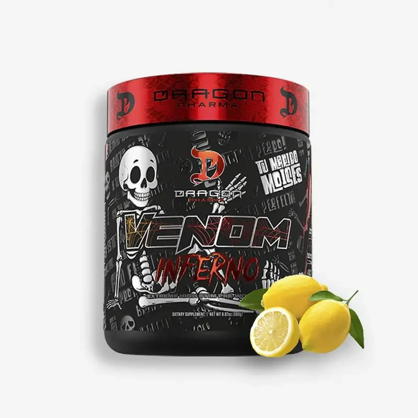 Pre entreno VENOM INFERNO “Tu Marido MOISES” USA brazo de 50 limón (LIMITED EDITION) 1